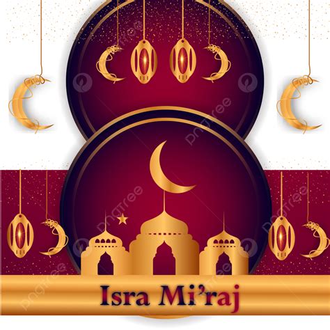 Islamic Isra Miraj Vector Art PNG, Beautiful Islamic Religious Style Festive Isra Miraj ...