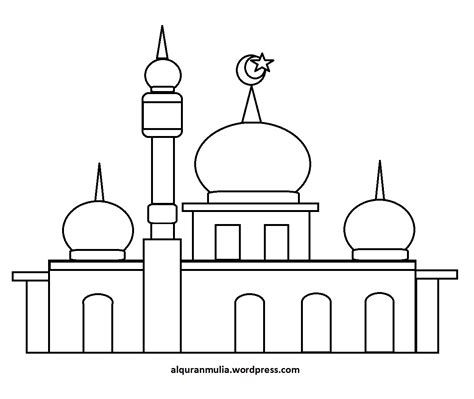 Masjid Nabawi Coloring Pages