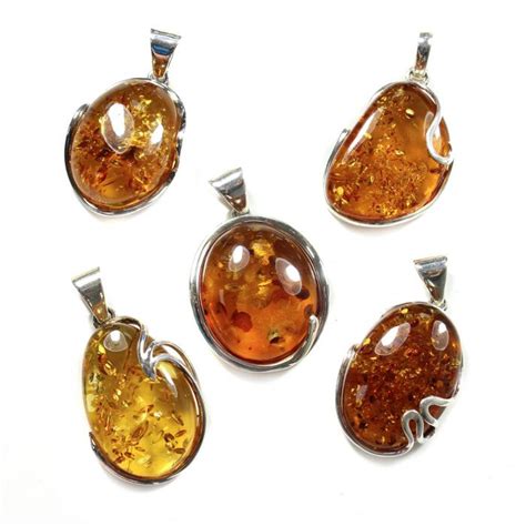 Amber Pendants – Jurassic Jacks Fossil Shack