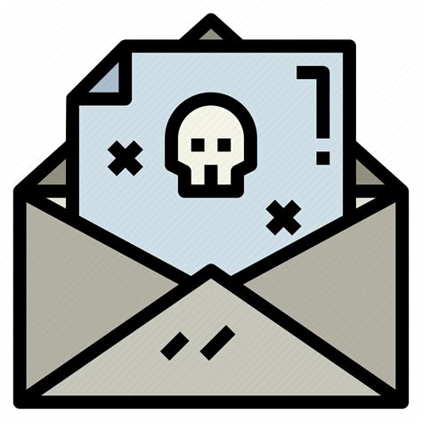 Dead, letter, mail, skull icon - Download on Iconfinder