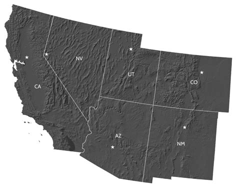 Map of the Southwest Region | U.S. Climate Resilience Toolkit