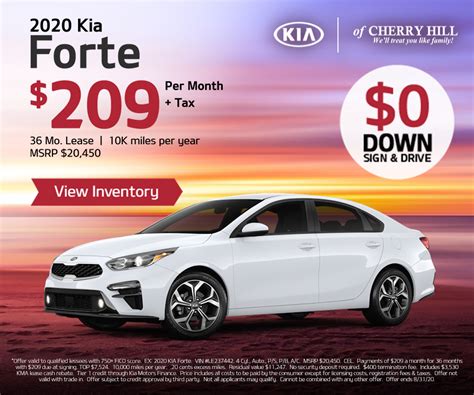 Monthly Specials - Cherry Hill Kia