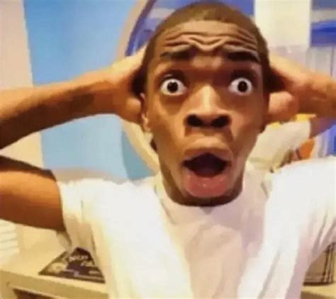 Shocked Black Guy Reaction Image #2 | Shocked Black Guy | Memes ...