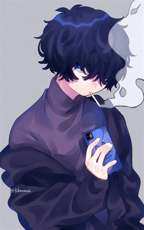 Sad Anime Pfp Boy Blue Sad Anime Boy Aesthetic Viral And Trend | Images ...