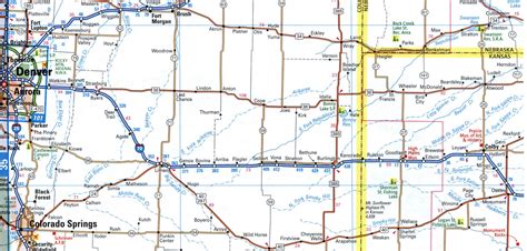 Map of I-70 interstate highway via Utah, Ohio, Maryland interchange and exit number - U.S.