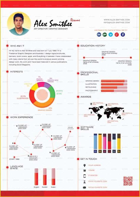 Free Infographic Templates for Word Of 40 Free Infographic Templates to ...