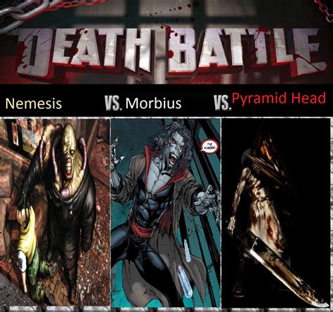 Nemesis Vs Morbius Vs Pyramid Head by KeybladeMagicDan on DeviantArt