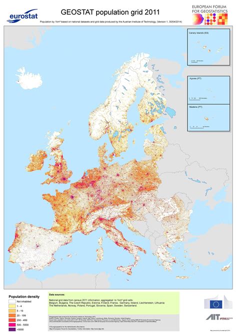 Population Density in Europe [2484x3511] : MapPorn