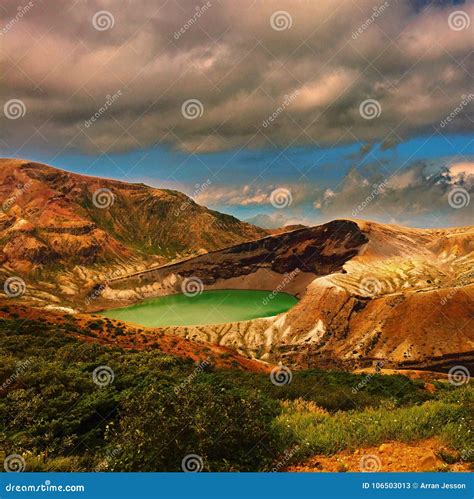 Mount Zao in Japan stock image. Image of green, travel - 106503013