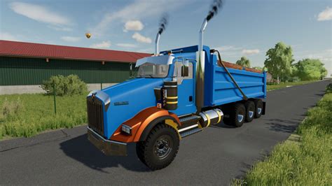 Kenworth T800 Dump Truck v 1.0 - FS22 Mods