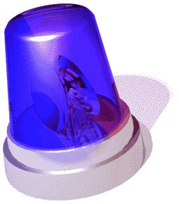 Flashing Blue Lights animated GIFs