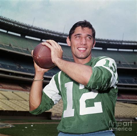 New York Jets Quarterback Joe Namath by Bettmann