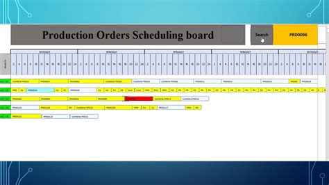 Production manufacturing Planning and Scheduling Tool - YouTube