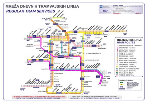 ZET - Zagreb Tram Map - Expat in Croatia