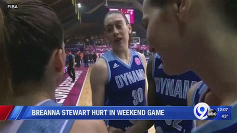 Breanna Stewart suffers Achilles injury during game - YouTube