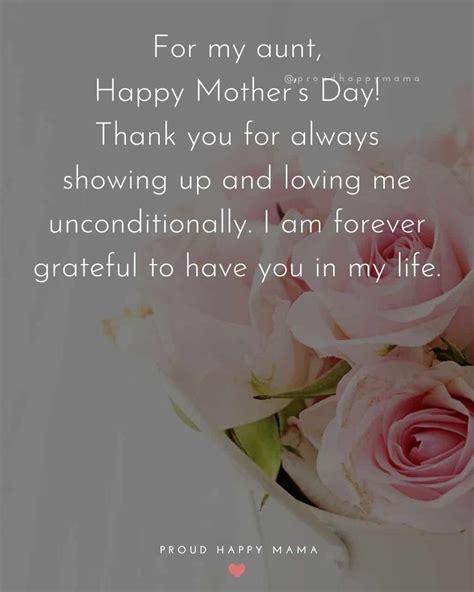 These heart-felt happy Mothers Day aunt quotes and Mother's Day wishes for aunt are sure to let ...