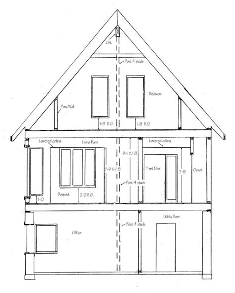 How to Draw House Cross Sections