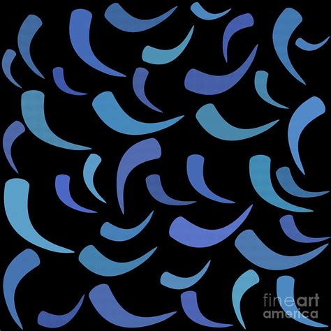 Blue curve seamless pattern Digital Art by Gregory DUBUS - Fine Art America