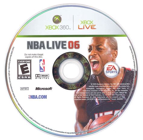 NBA Live 06 (2005) box cover art - MobyGames