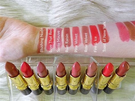 Revlon Matte Lipstick Shades With Number | Lipstutorial.org