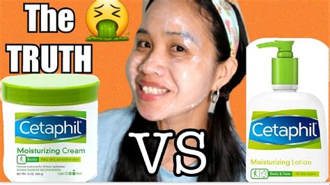 I TRIED CETAPHIL MOISTURIZING LOTION VS CETAPHIL MOISTURING CREAM ON MY FACE - YouTube