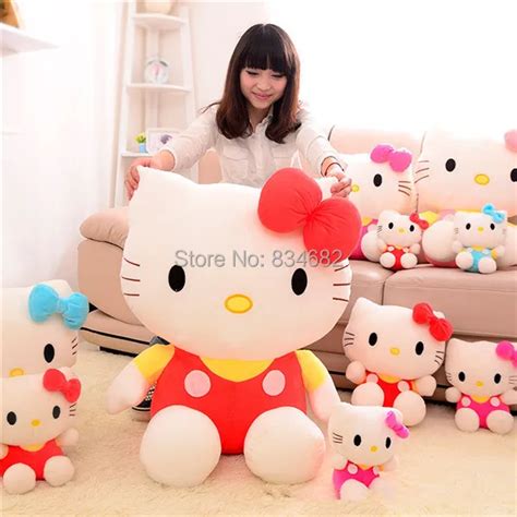 J.G Chen 60cm Hello Kitty Plush Toy Christmas Gift Big Size Good As a Kids Gift Factory Supply ...