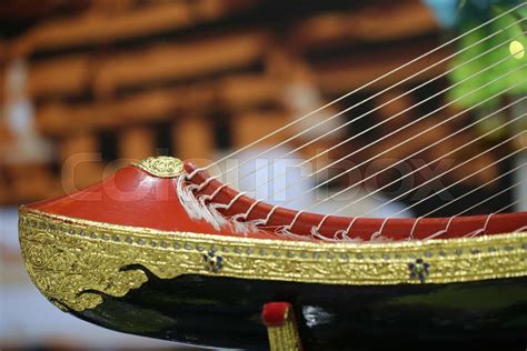 Traditional Myanmar Musical Instrument, A Musical Saung I | Stock image ...