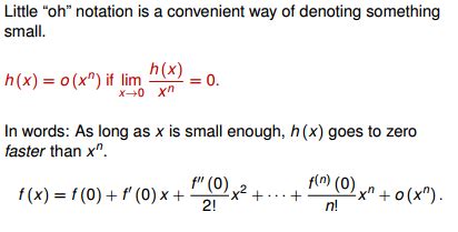 Solved: Little ''oh'' Notation Is A Convenient Way Of Deno... | Chegg.com