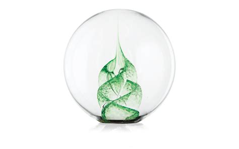 Ashes to glass paperweight - Ashes into Glass