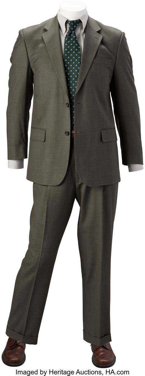 Paul Lieberstein "Toby Flenderson" 2-pc Gray Suit, Tan Shirt, Tie, | Lot #89792 | Heritage Auctions