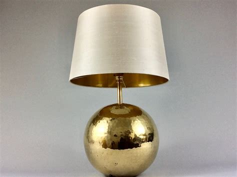 20th Century Large Gold Ball Globe Table Lamp Bedside Brass - Etsy UK