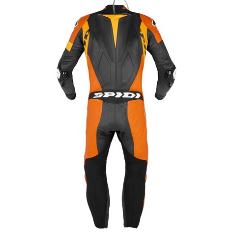 Spidi Race Warrior Perforated Leather Suit Orange Y146087 Suits | MotoStorm