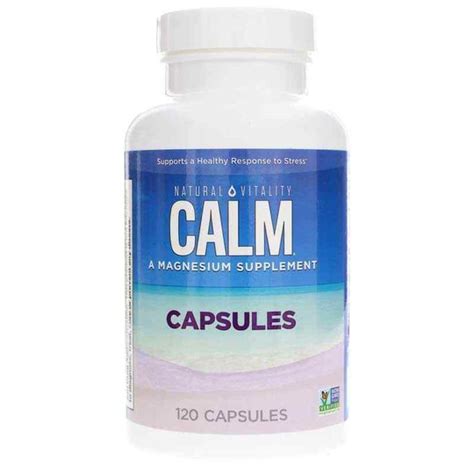 CALM Magnesium Capsules, Natural Vitality