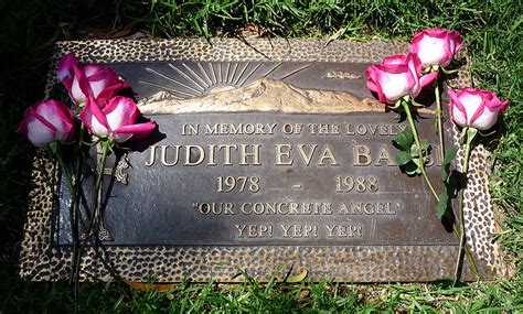 Judith Barsi’s Gravestone, The Adorable Girl That Played Ducky In The ...