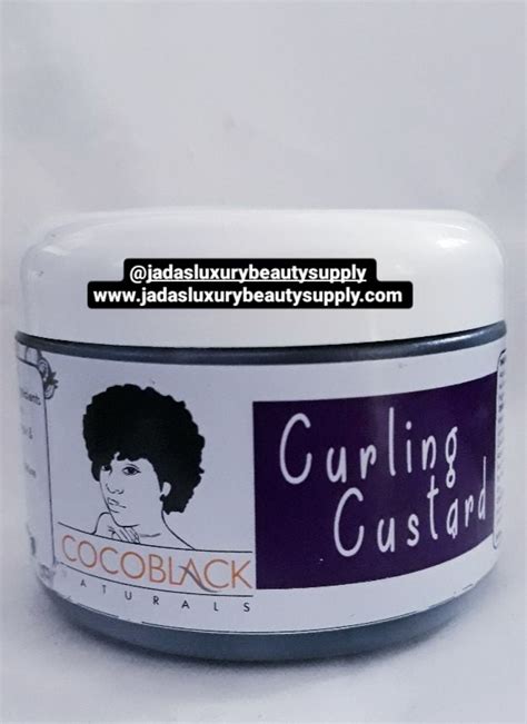 Coco Black Naturals Curling Custard Jar | Jada's Luxury Beauty Supply | Coco, Natural hair ...