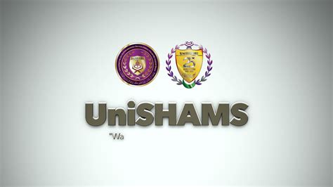 #UniSHAMS #AmbilanJUN2021 UniSHAMS : Destinasi Pengajian Pilihan Anda! - YouTube