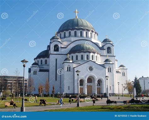 Saint Sava Church stock image. Image of telephone, walk - 3215553