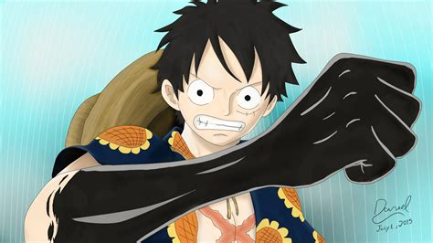 Luffy 699 Haki by Davel by DavelRDL on DeviantArt