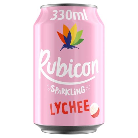 Rubicon Sparkling Lychee Juice Soft Drink 330ml | Bestway Wholesale