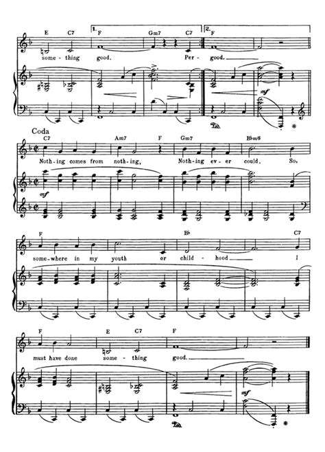 SOMETHING GOOD Piano Sheet music | Easy Sheet Music