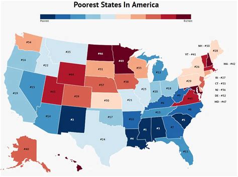 Poorest States In America For 2023: White Population By State