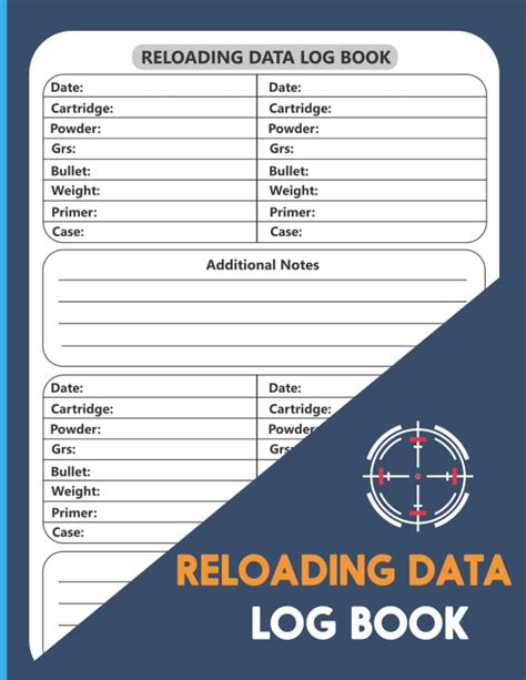 Buy Reloading Data Log Book: Reloaders Ammunition Log Sheet | Handloading Ammo Log Track ...