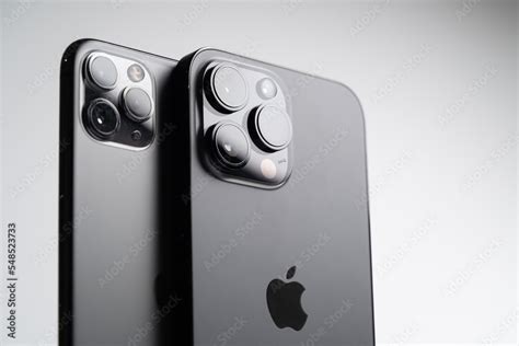 PENANG, MALAYSIA - OCT 10, 2022: Apple iPhone 14 Pro Max vs iPhone 11 ...