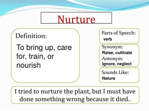 PPT - Nurture PowerPoint Presentation, free download - ID:2319595