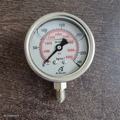 Hydraulic Pressure Gauge at Rs 400 | Pressure Gauges in Vadodara | ID: 27453884555