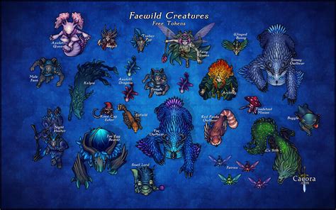 Feywild Creatures by Caeora on DeviantArt