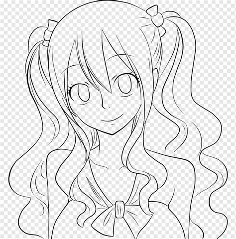 Line art Drawing Anime Coloring book Female, line art, white, face, chibi png | PNGWing