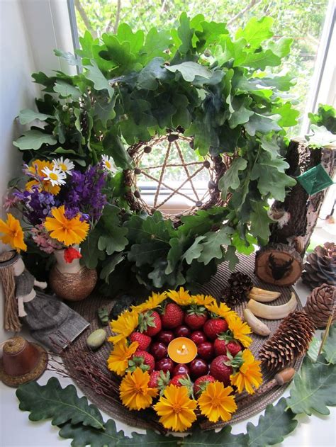 Litha altar 2017 / Midsummer altar | Wiccan altar, Witchcraft altar, Litha