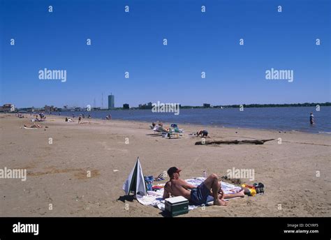 Beach at Lake Charles, Louisiana, USA Stock Photo - Alamy