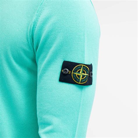 Stone Island Soft Cotton Crew Neck Jumper Light Green | END.